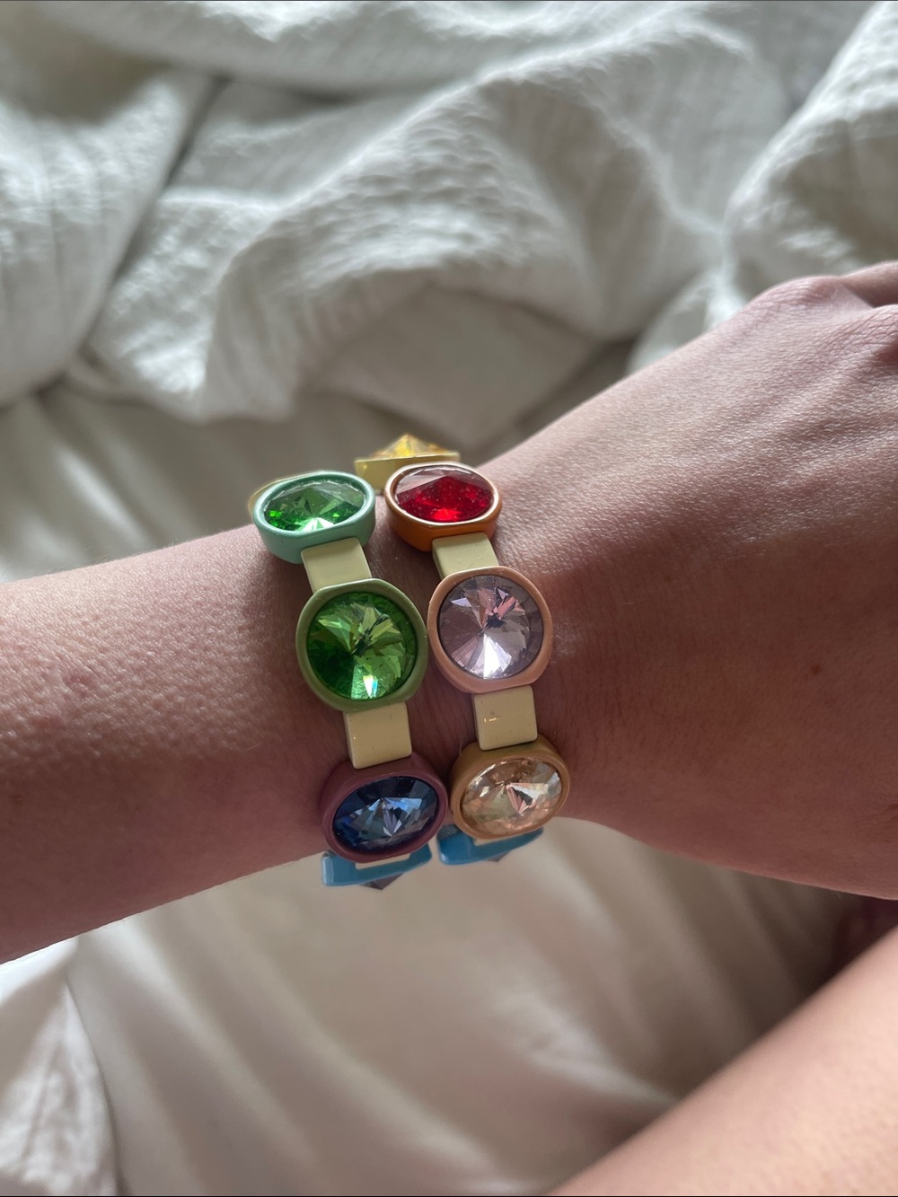 Colorful Crystal Stretch Bracelet - Multicolor
